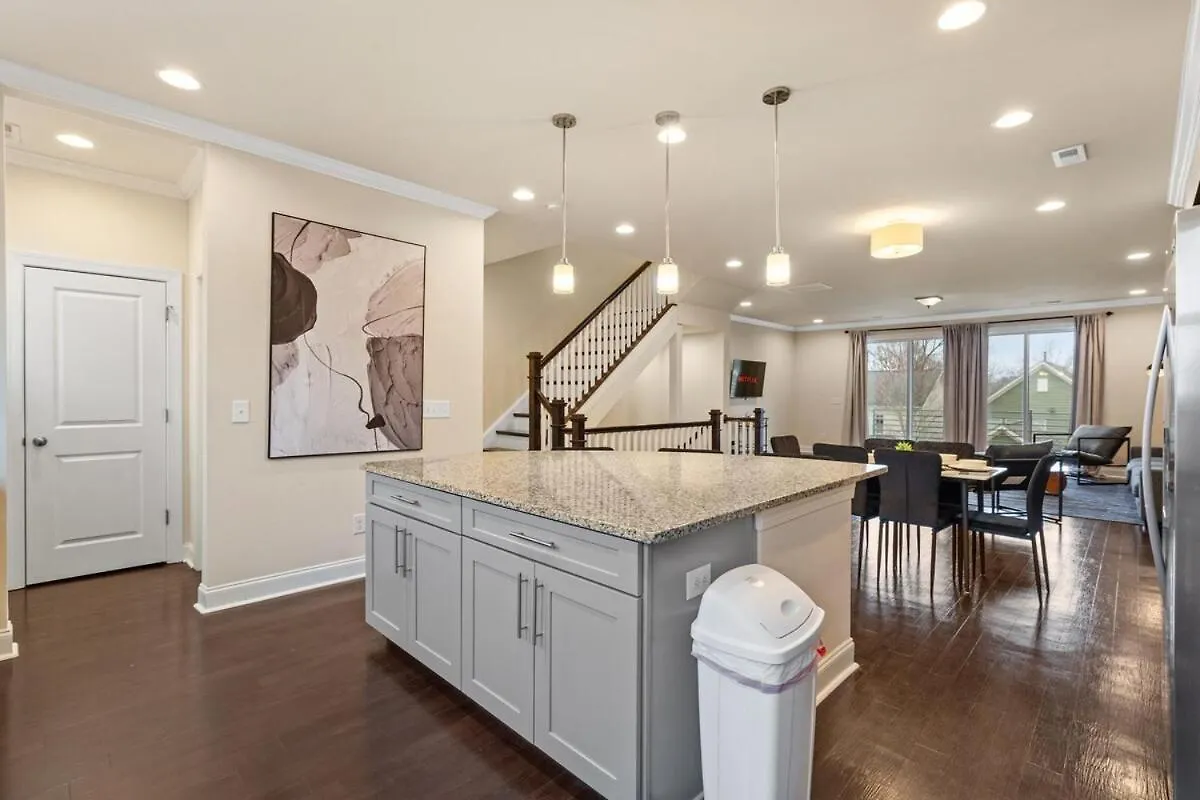 Luxurious King 3Br Townhouse In Uptown Charlotte! Villa Holiday home Charlotte