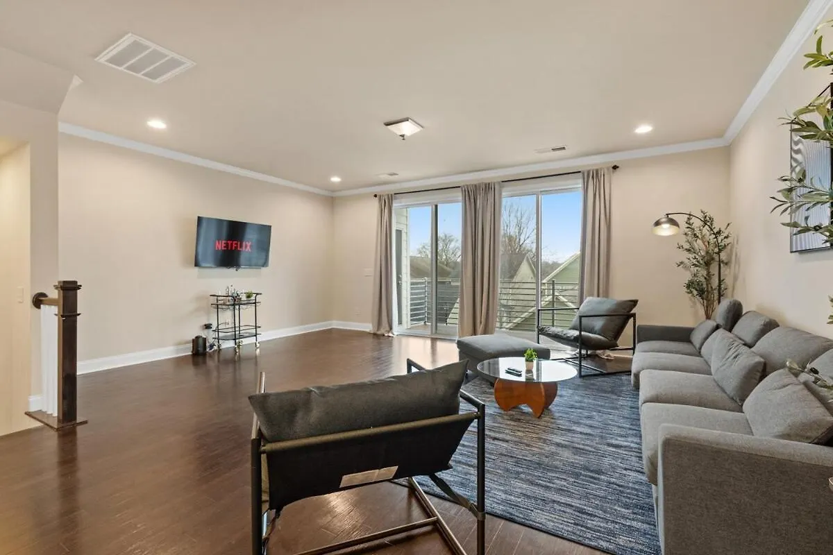 Luxurious King 3Br Townhouse In Uptown Charlotte! Villa Holiday home