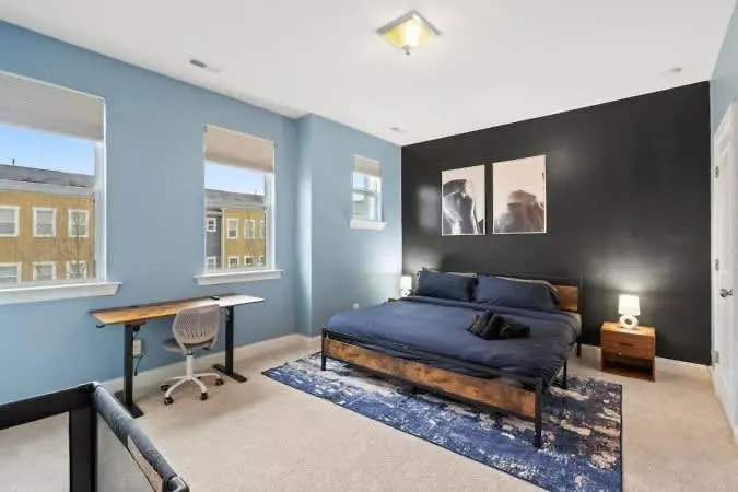 Luxurious King 3Br Townhouse In Uptown Charlotte! Villa